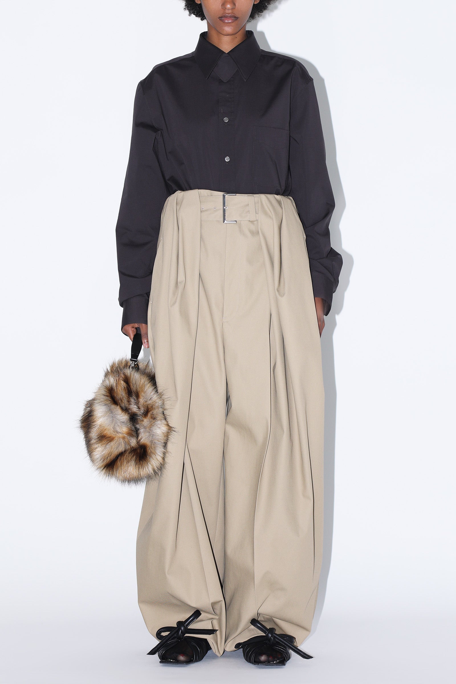 HIGH TWIST TWILL WIDE PANTS – TOGA ONLINE STORE