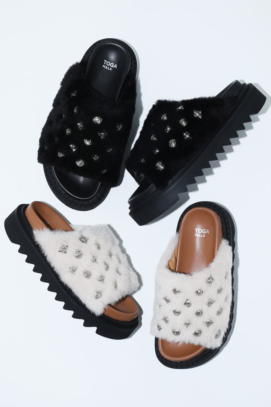FUR CONCHO SANDALS – TOGA ONLINE STORE