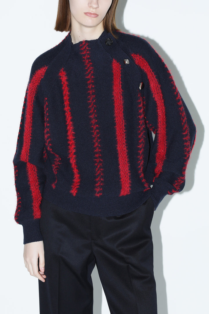 STRIPE KNIT PULLOVER – TOGA ONLINE STORE