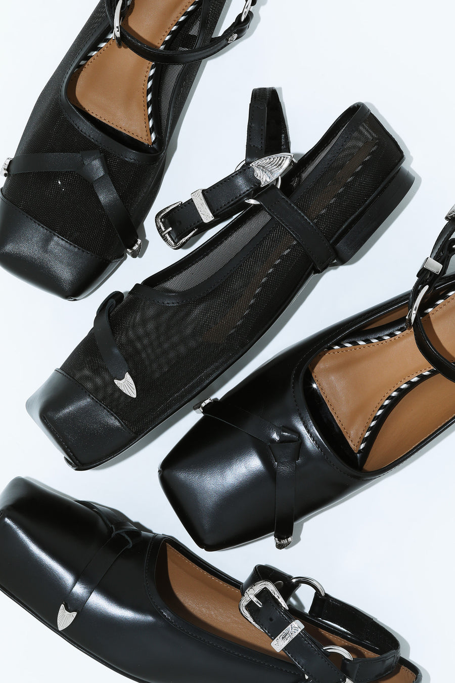 SQUARE TOE STRAP BALLET – TOGA ONLINE STORE