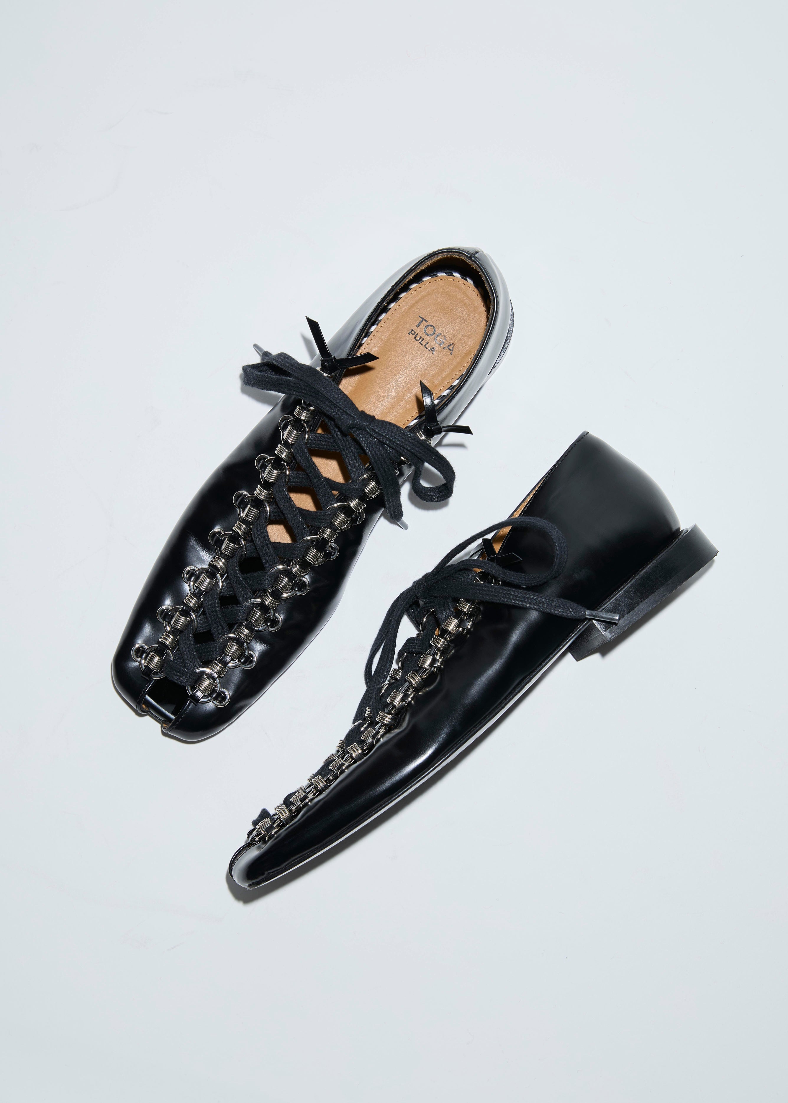 RING METAL LACE UP PUMPS – TOGA ONLINE STORE