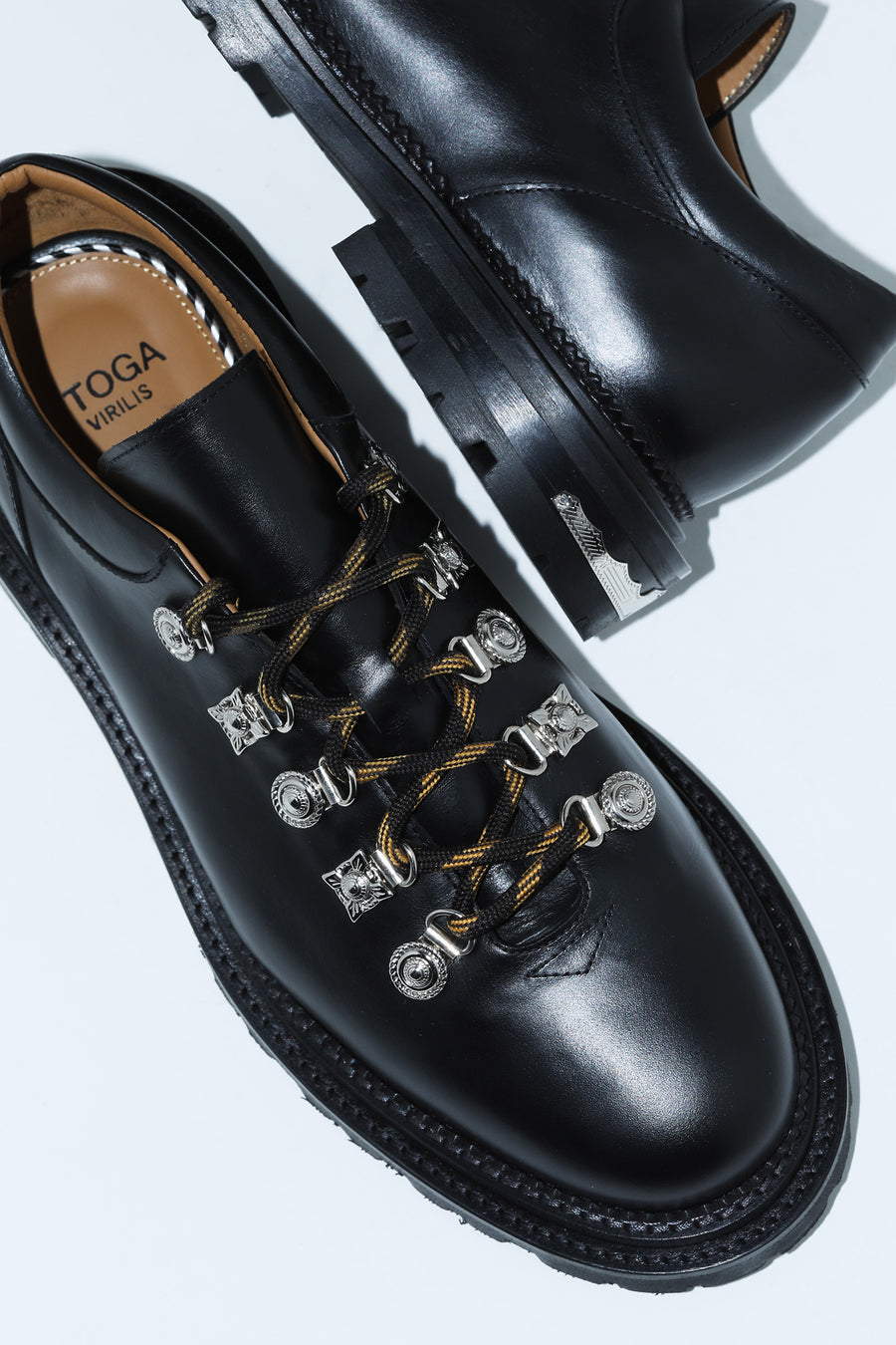 LEATHER CONCHO SHOES