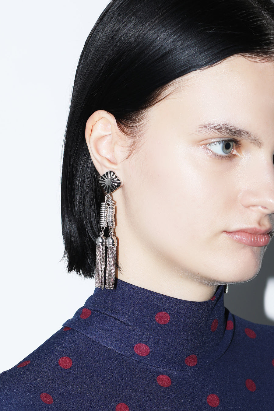 DOUBLE FRINGE EARRINGS – TOGA ONLINE STORE