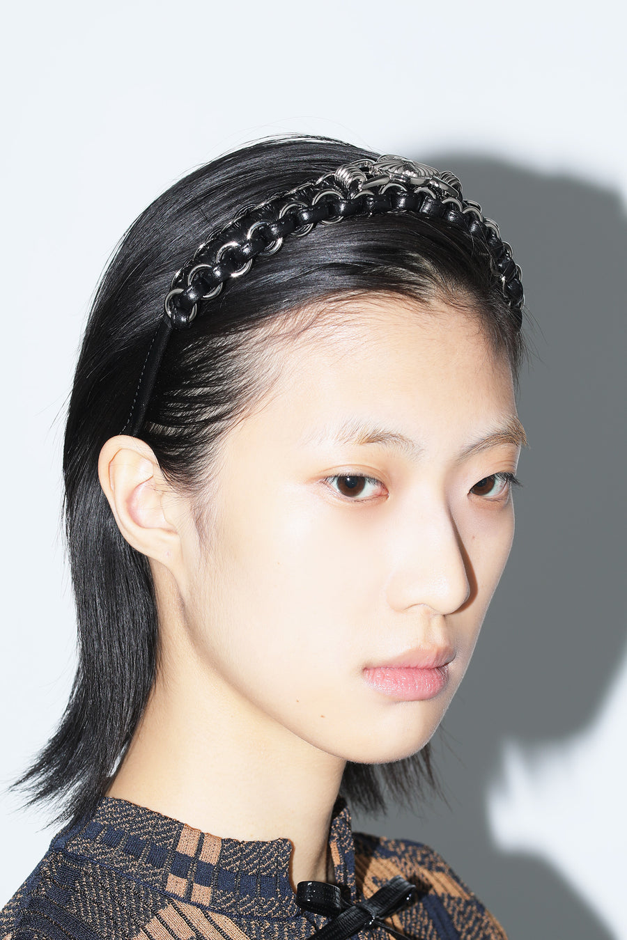 LEATHER BRAID HEADBAND – TOGA ONLINE STORE