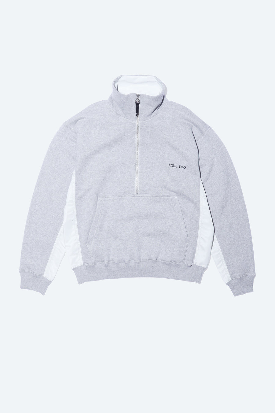HALF ZIP NYLON SWEATSHIRT – TOGA ONLINE STORE