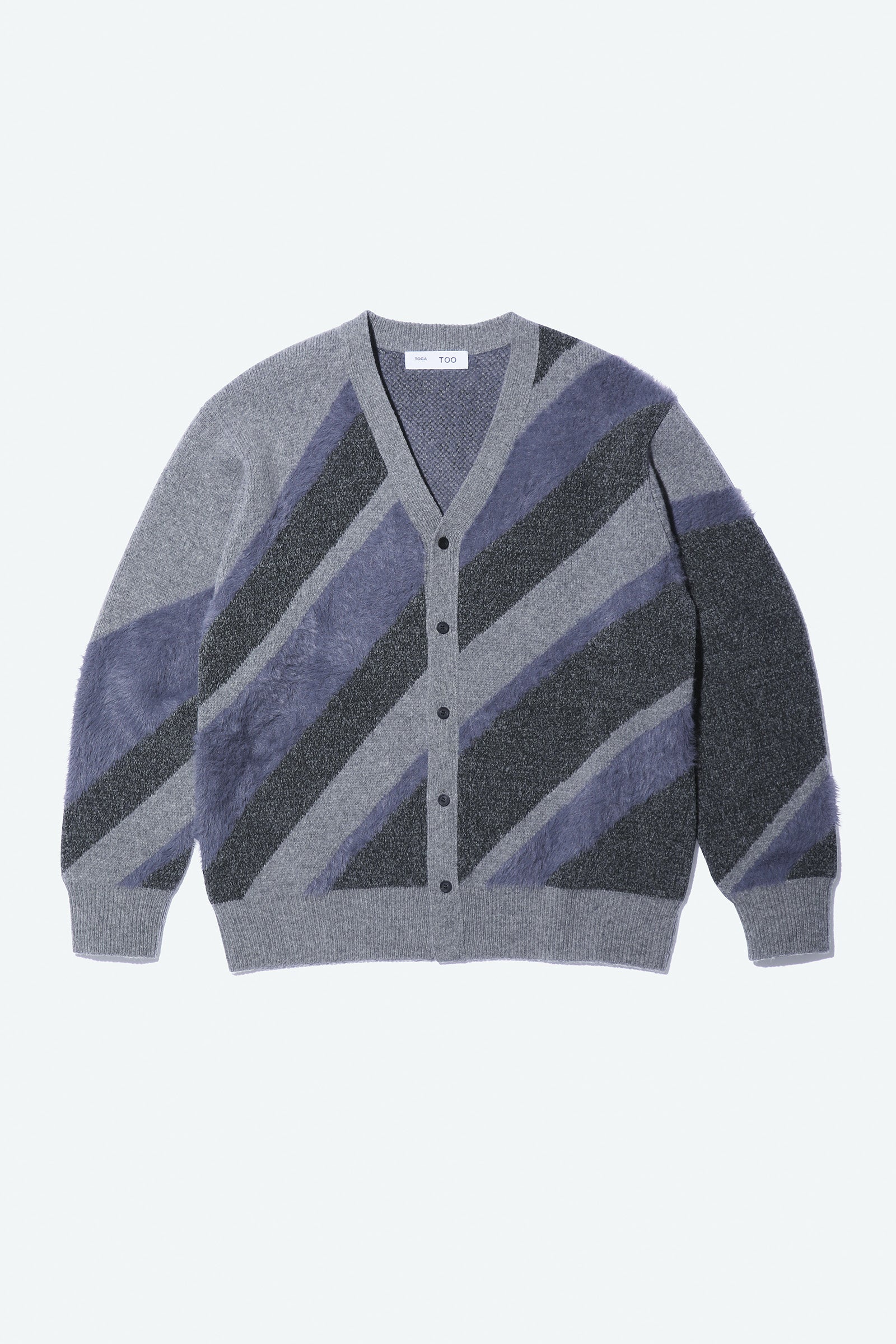 REGIMENTAL KNIT CARDIGAN – TOGA ONLINE STORE