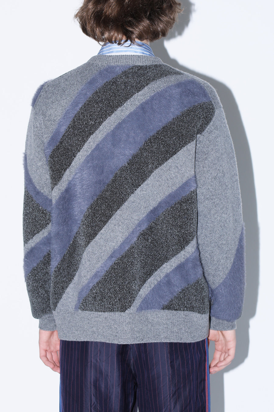 REGIMENTAL KNIT CARDIGAN – TOGA ONLINE STORE