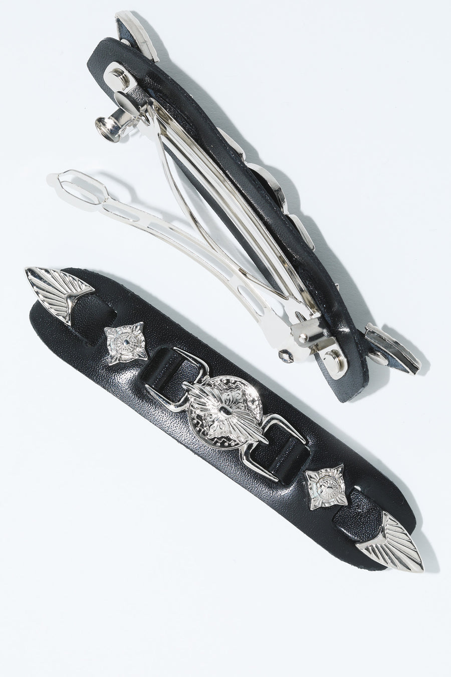 METAL LEATHER BARRETTE SMALL – TOGA ONLINE STORE