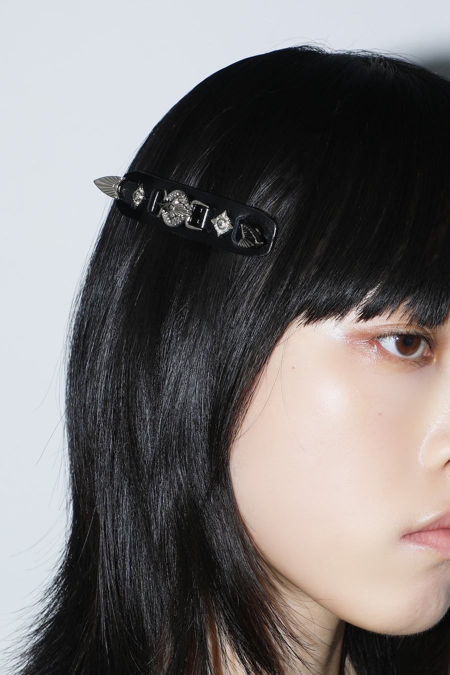 METAL LEATHER BARRETTE SMALL – TOGA ONLINE STORE