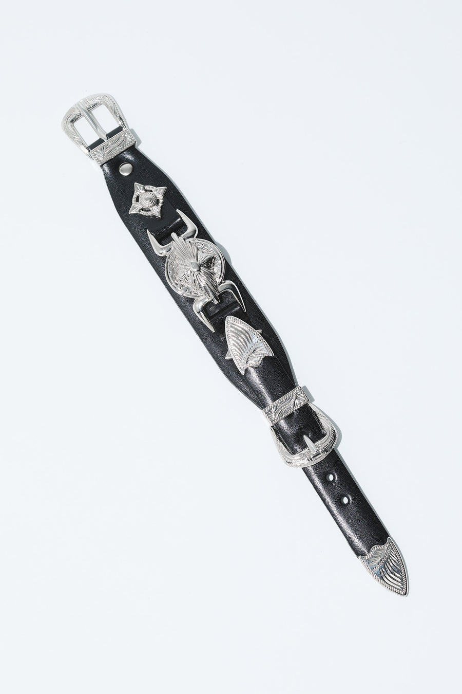 DOUBLE BUCKLE CONCHO BANGLE – TOGA ONLINE STORE