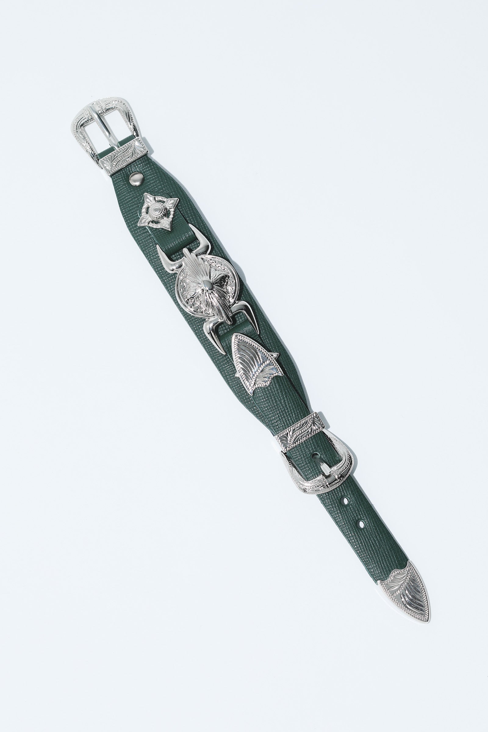 DOUBLE BUCKLE CONCHO BANGLE – TOGA ONLINE STORE