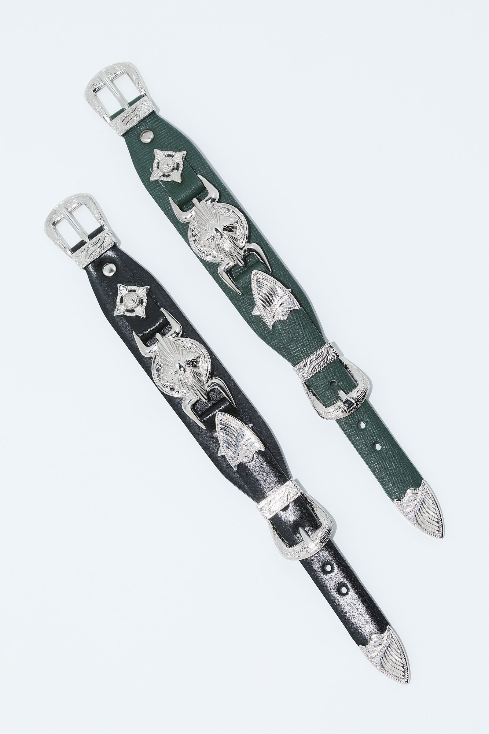 DOUBLE BUCKLE CONCHO BANGLE – TOGA ONLINE STORE