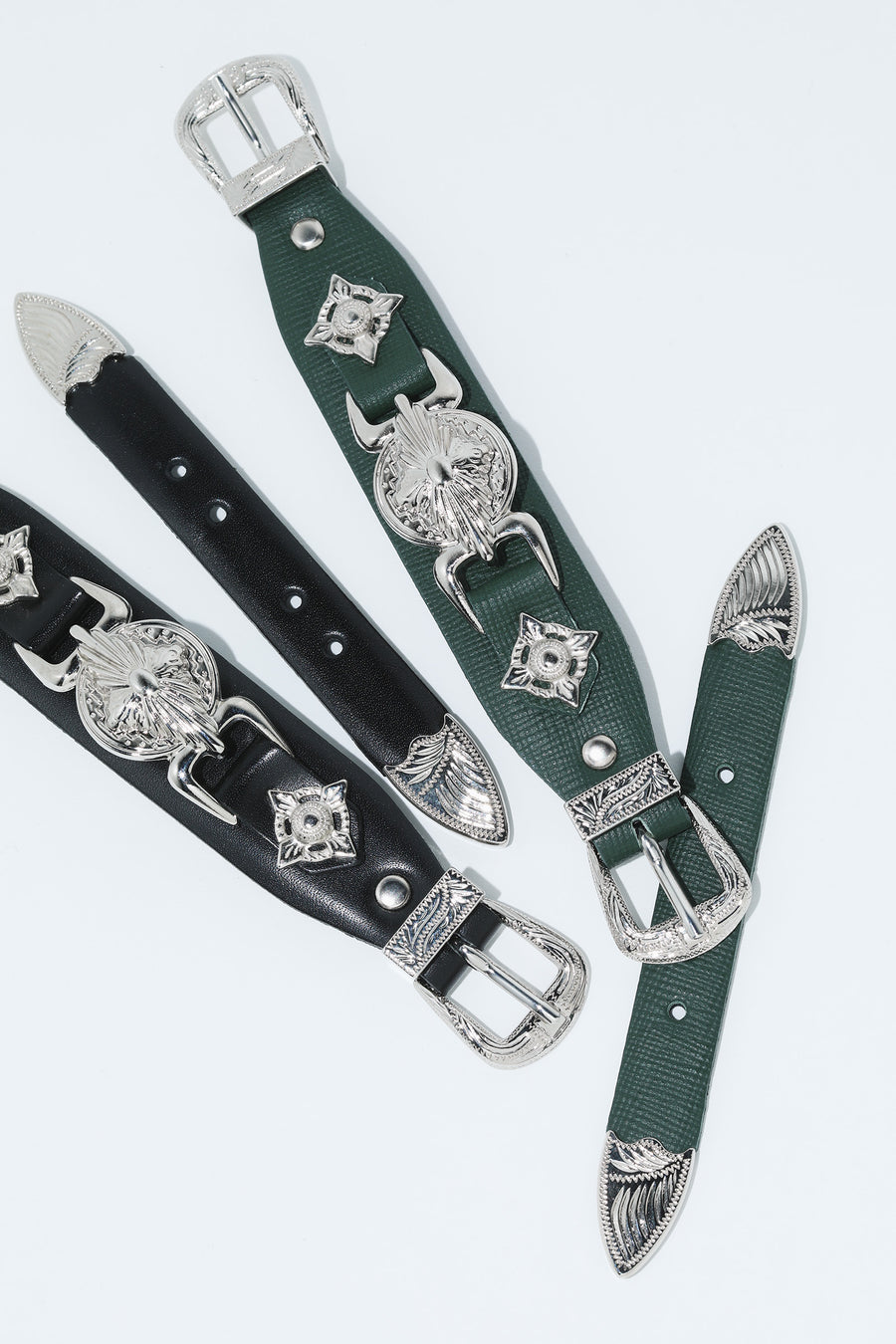 DOUBLE BUCKLE CONCHO BANGLE – TOGA ONLINE STORE